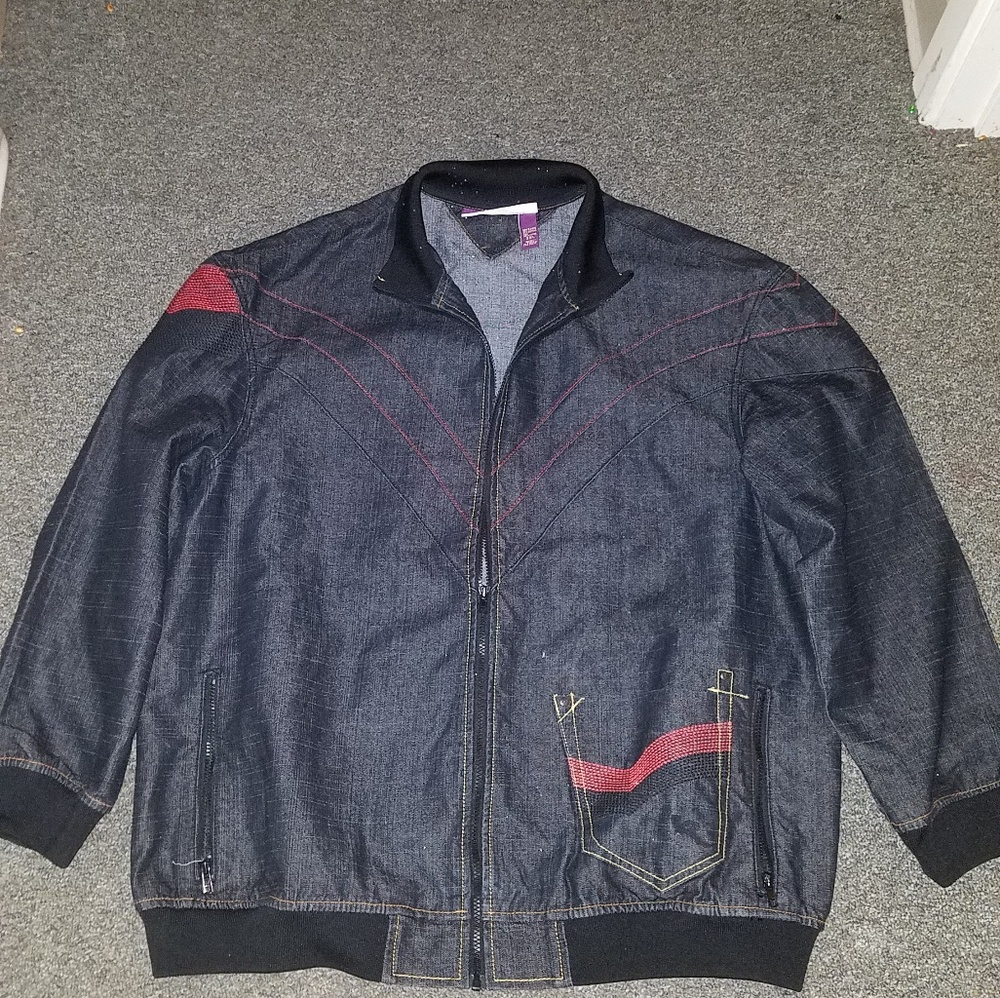 Rocawear Denim Bomber Jacket